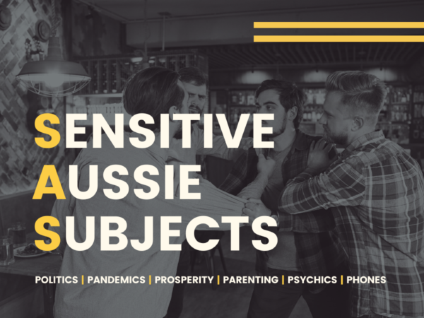 Sensitive Aussie Subjects - Talk 5 - Genesis 3:1-7 & 2 Tim 3:10-17 Image